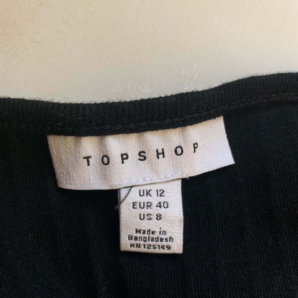 Topshop “Ribbed Notched” Tank Top - Picture 3 of 4